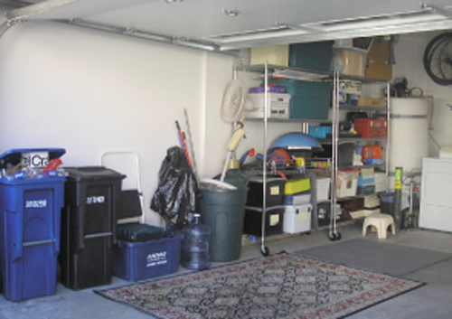 Garage after professional organizing